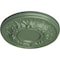 Ekena Millwork Odessa Ceiling Medallion (Fits Canopies up to 2 1/2"), 7 1/2"OD x 1 1/8"P, Athenian Green CM07ODAGF - alternate 2